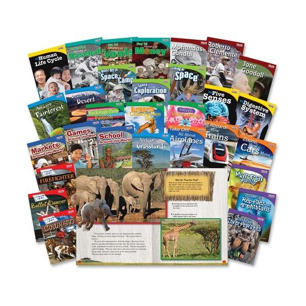 Shell Education Teacher Created Materials Informational Text Set, Grade 4, 30 BK/ST, 30PK SHL18389 - main